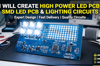 create high power led pcb, smd led pcb and lighting circuits