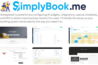 build your simplybook booking system with integrations