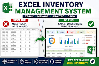 create excel inventory management system