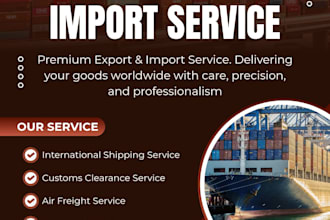 handle manage your import logistics and shipping documentations