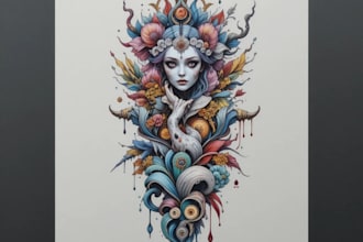 design professional tattoo and custom tattoo