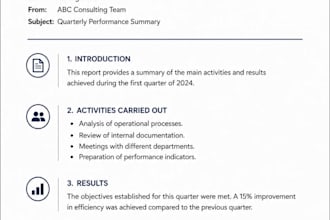 write professional reports and format documents