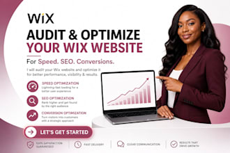audit and optimize your wix website for speed, SEO and conversions