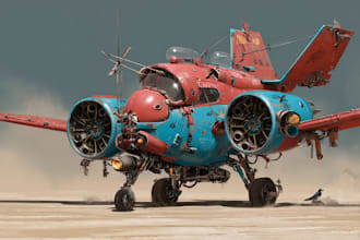 design spaceship, sci fi illustration and sci fi art