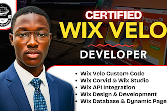 custom wix velo, wix studio website, wix velo, wix code, wix database, wix velo