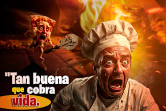 design viral 3d food flyers for your restaurant or delivery business