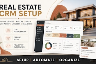 setup real estate crm follow up boss kvcore lofty wise agent liondesk real geeks