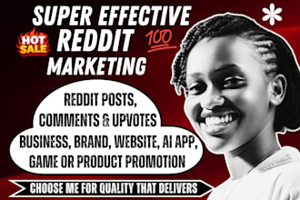promote tech company, agency, website ai app or landing page via reddit SEO post