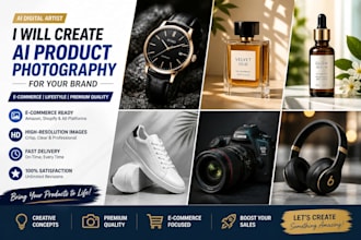create ai lifestyle image for your e commerce products