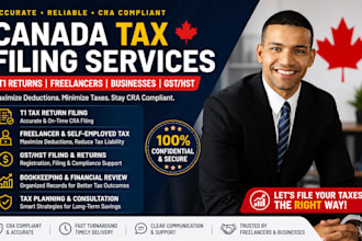 do canadian tax filing t1 t2 and gst hst return