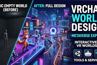 build interactive vrchat world metaverse spatial io world atlspace vr world