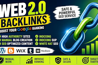 build web 2 0 backlinks for google SEO ranking