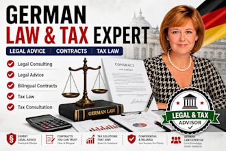 be your german lawyer for legal advice, bilingual contracts, and tax law