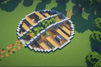 build authentic minecraft builds like catsel and hub