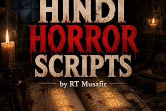 write a chilling and original horror script in hindi