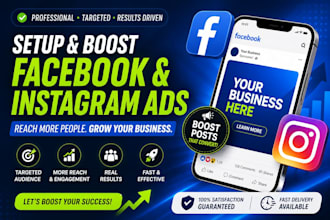setup and boost your facebook and instagram ads