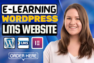 build wordpress lms website with learndash lms and wordpress membership website