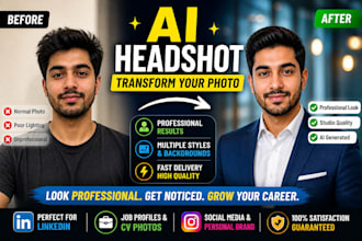 create professional ai headshots and cinematic photos