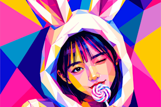 turn your photo into stunning modern cubism portrait art