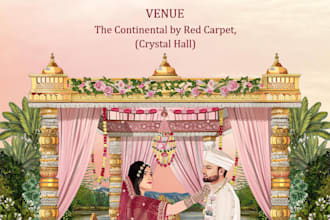 design beautiful digital wedding and event invitation cards