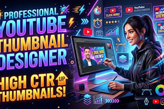 eye catching youtube thumbnails that boost CTR