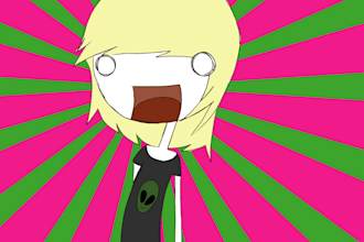 make a scene emo drawing for you