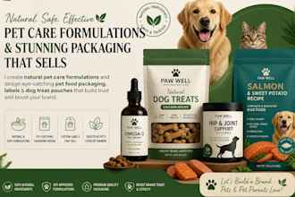 do natural pet care formulations design pet food packaging label dog treat pouch