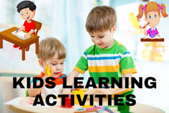 craft educational kids activity placemat sheet font letter writing lesson plan