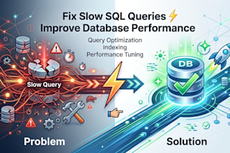 write, fix and optimize sql queries