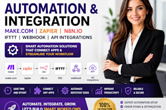 setup fix make com zapier n8n io IFTTT automation webhook API integrations