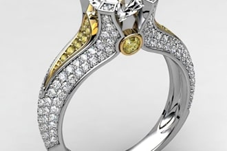 do 3d jewelry cad design, cad modeling, with jewelry rendering stl files, rhino