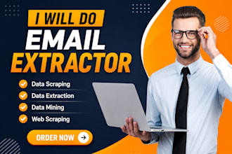 email extractor web scraping, data typing