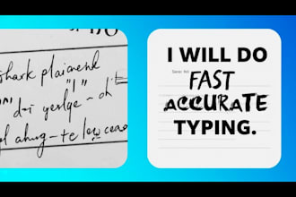 do fast urdu and english typing and data entry