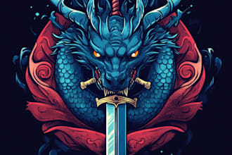 awesome rpg fantasy or sci fi logo