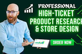 do shopify high ticket dropshipping store high ticket product research USA UK eu