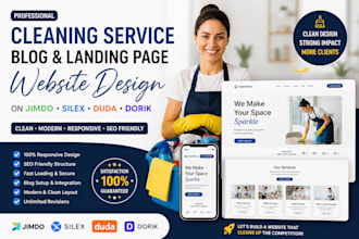 do jimdo silex duda dorik cleaning service blog landing page website design