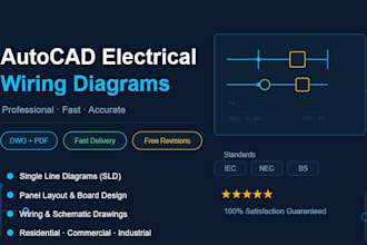 draft professionally autocad electrical wiring diagrams