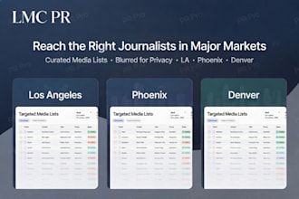 make a targeted media list for you