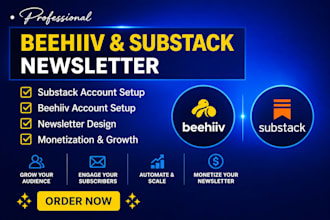 setup beehiiv,converkit,ontraport,respond io,fluentcrm,pipeline lofty