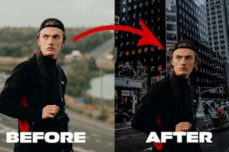 realistically change photo backgrounds and edit your images