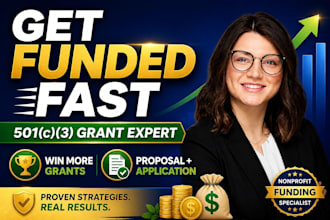 write 501c3 grant proposal and funding application