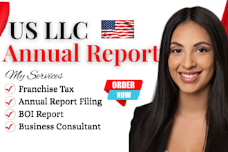 file annual report for usa llc, tax return, franchise tax and annual state taxes