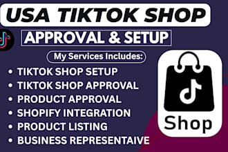 create tiktok shop and setup tiktok shop for non resident