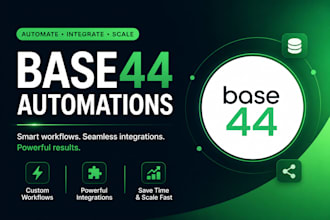 build custom base44 automations and workflows for your business