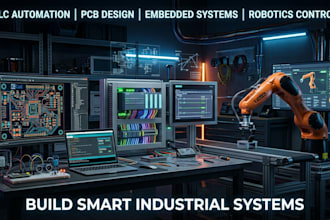 develop plc automation industrial pcb robotics control and embedded systems