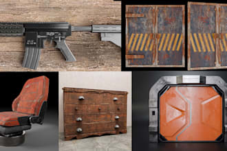 model realistic 3d assets for unreal or unity games