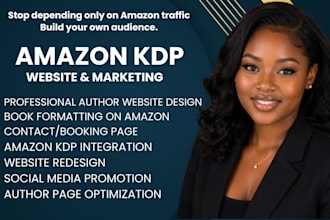 amazon kdp website author site book landing page self publishing site kdp market