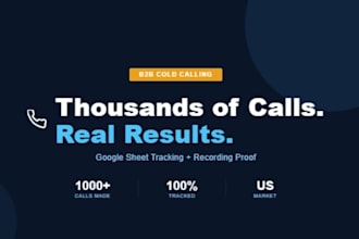 do b2b cold calling and outbound sales calls for your business