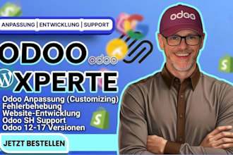 odoo anpassung, fehlerbehebung, website entwicklung und odoo sh support