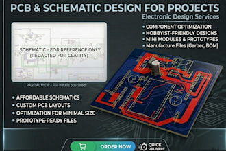 design pcb and schematic for your project
